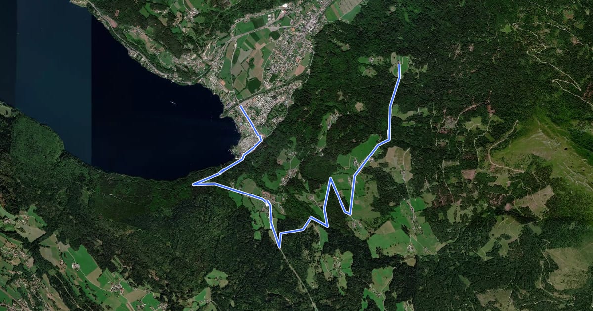 Маршрут Tour zum Sternenbalkon | nock/bike Tour 25 на спутниковом снимке