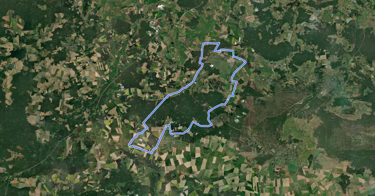 Маршрут Tour02 Grenztour на спутниковом снимке