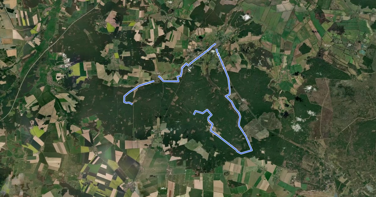 Маршрут Tour03 Steintour на спутниковом снимке