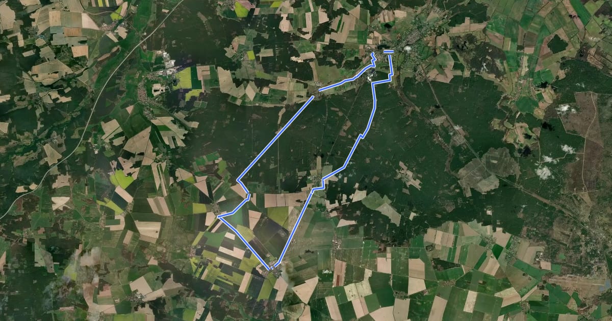 Маршрут Tour06 Mühlentour2 на спутниковом снимке