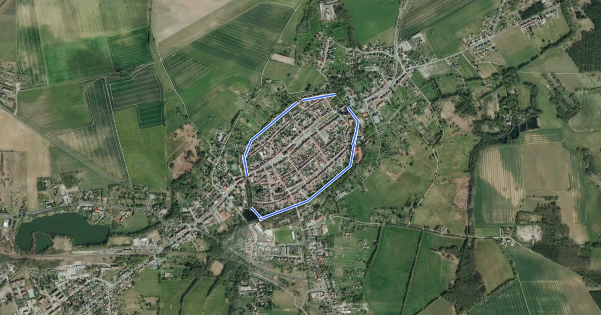 Маршрут Tour07 Paukertring на спутниковом снимке
