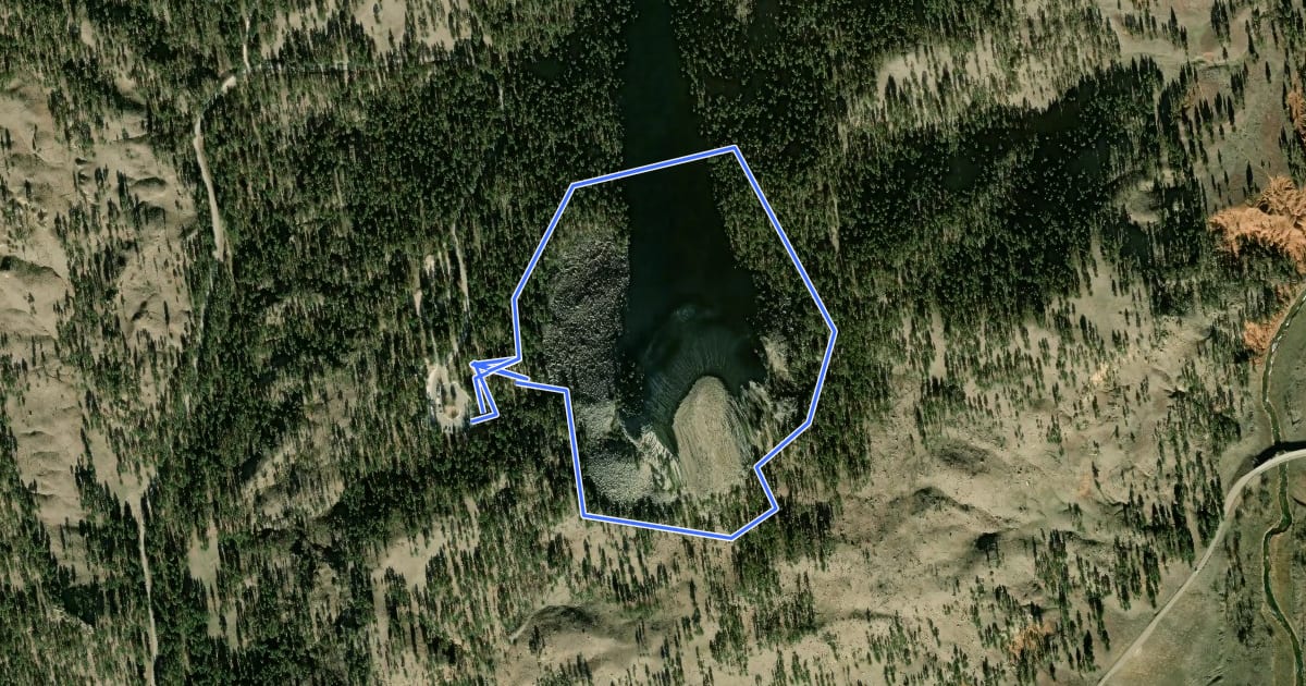 Маршрут Tower Trail на спутниковом снимке