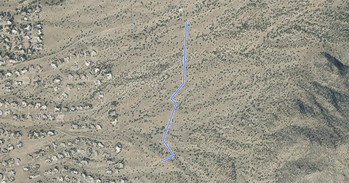 Маршрут Trail #366 на спутниковом снимке