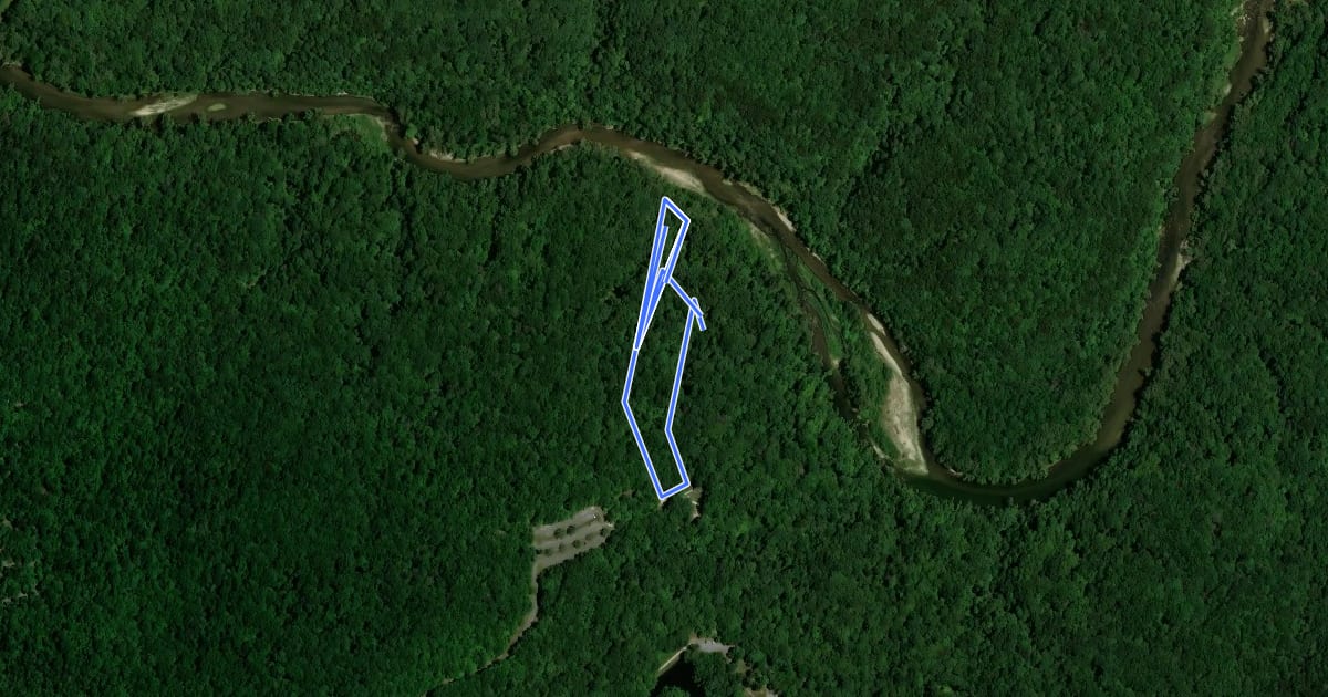 Маршрут Trail 5 на спутниковом снимке