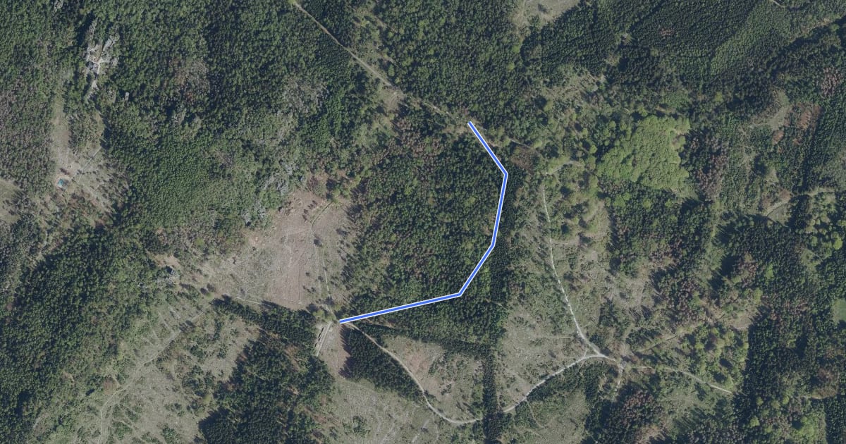 Маршрут Trail am Zigeunerberg на спутниковом снимке
