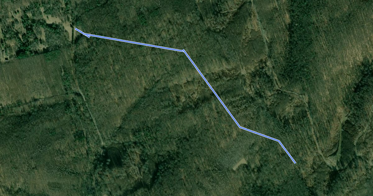 Маршрут Trail na Ortáše на спутниковом снимке