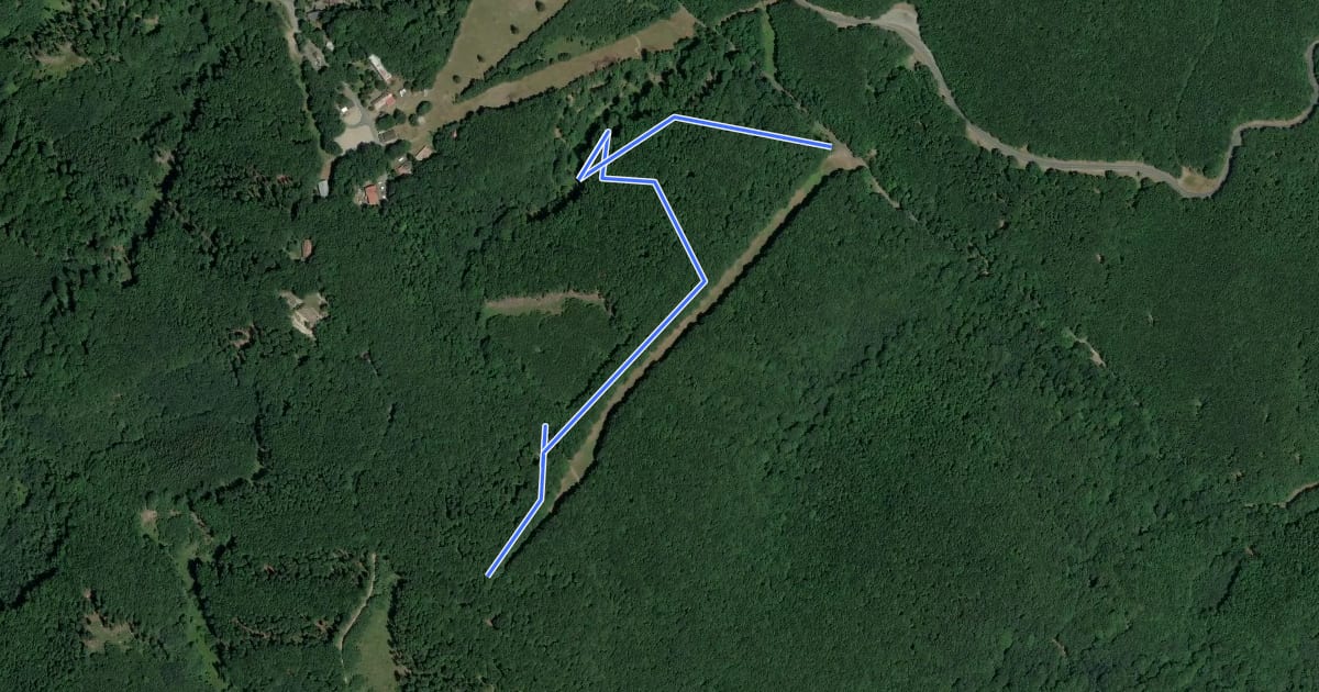 Маршрут Trail Perinbaba на спутниковом снимке