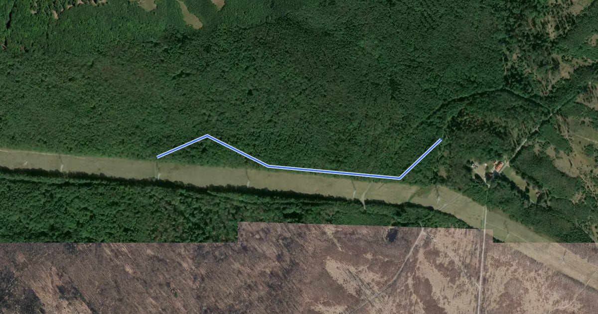 Маршрут Trail Svätý Vrch 4 на спутниковом снимке