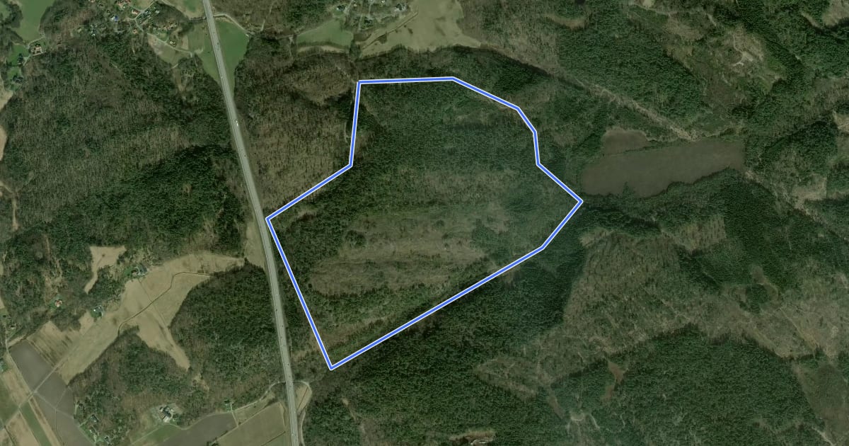 Маршрут Trailrunda 1 на спутниковом снимке