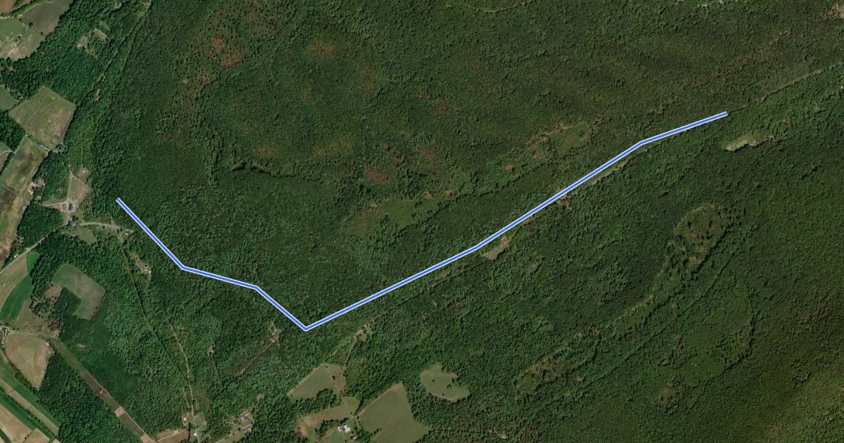 Маршрут Tramway Trail на спутниковом снимке