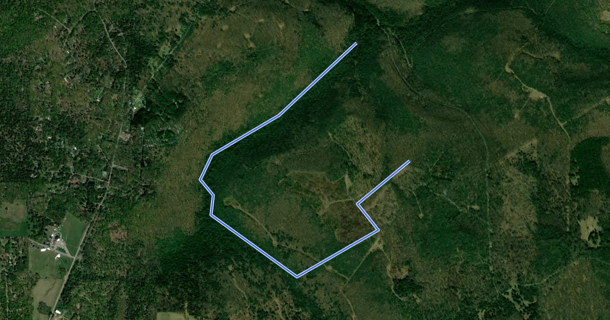 Маршрут Trap Run Trail на спутниковом снимке