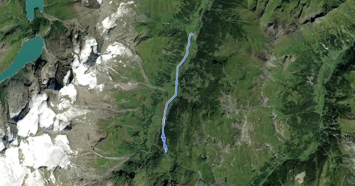 Маршрут Trauneralm на спутниковом снимке