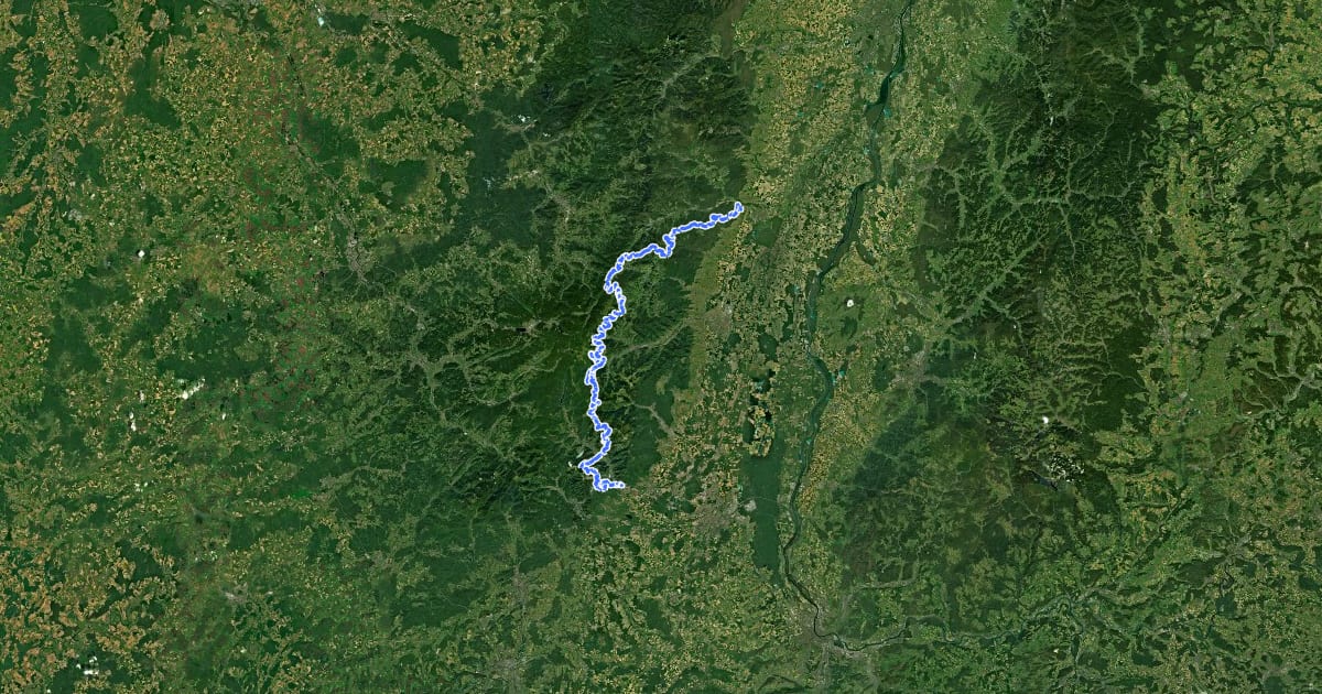 Маршрут Traversée du massif des Vosges,Châtenois-Thann на спутниковом снимке