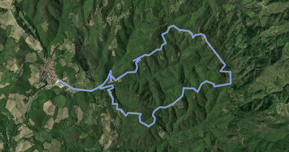 Маршрут Trekking tra i castelli 2 на спутниковом снимке