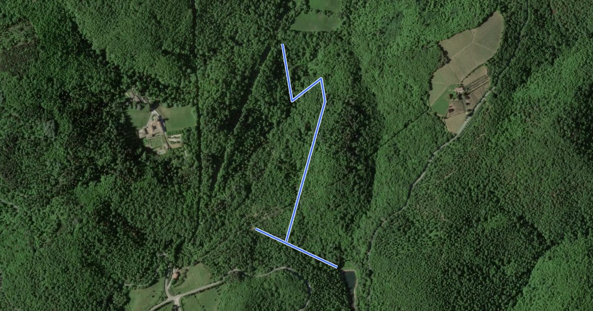 Маршрут Trekking tra i castelli 7C (COLTIBUONO) на спутниковом снимке