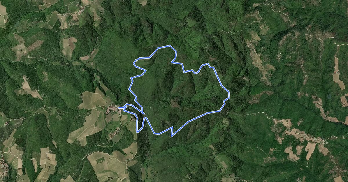 Маршрут Trekking tra i castelli 8 на спутниковом снимке