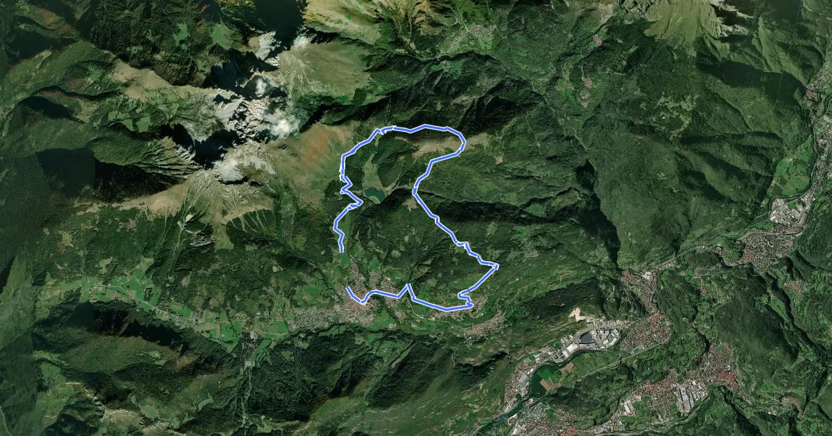 Маршрут Trekking tra malghe e menhir anello 5: Mignone - Agolo - Averta на спутниковом снимке
