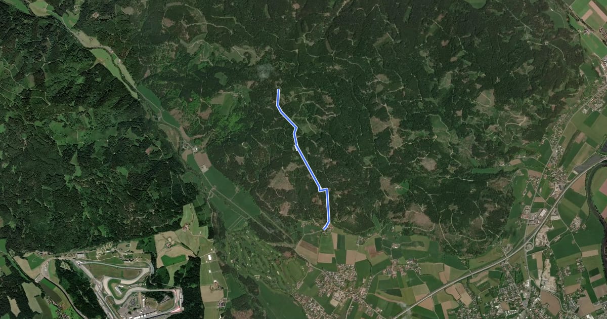 Маршрут Tremmelberg "Turm im Gebirge" über Wolfsgrube на спутниковом снимке