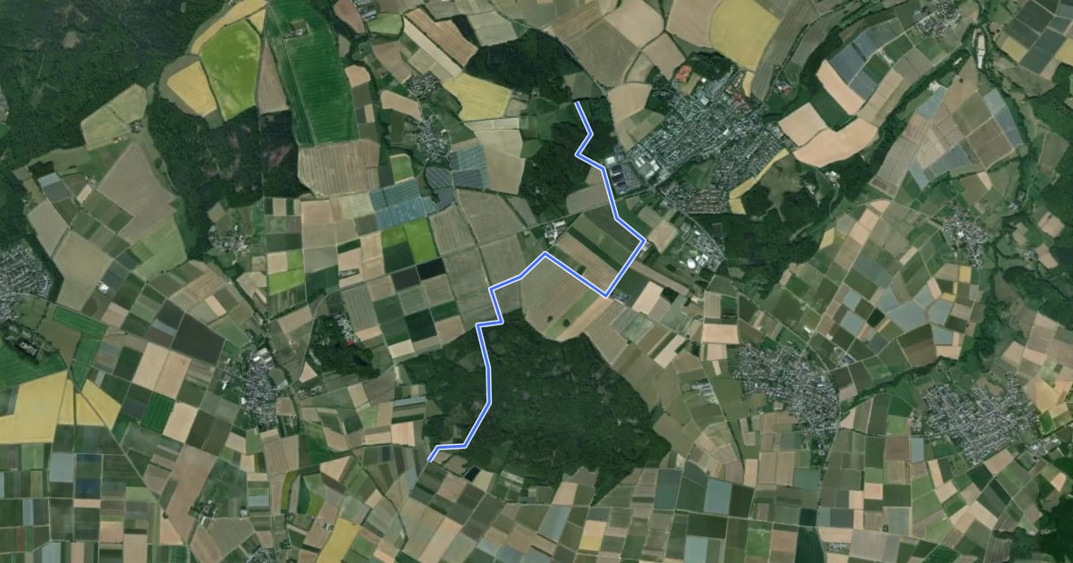 Маршрут Treppenbauerweg на спутниковом снимке