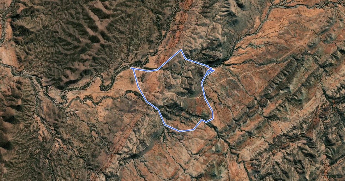 Маршрут Trezona Hike на спутниковом снимке