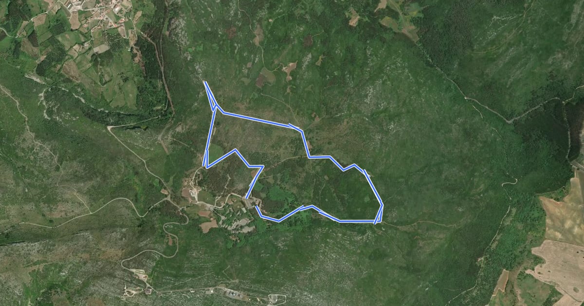 Маршрут Trilho da Quinta da Serra на спутниковом снимке