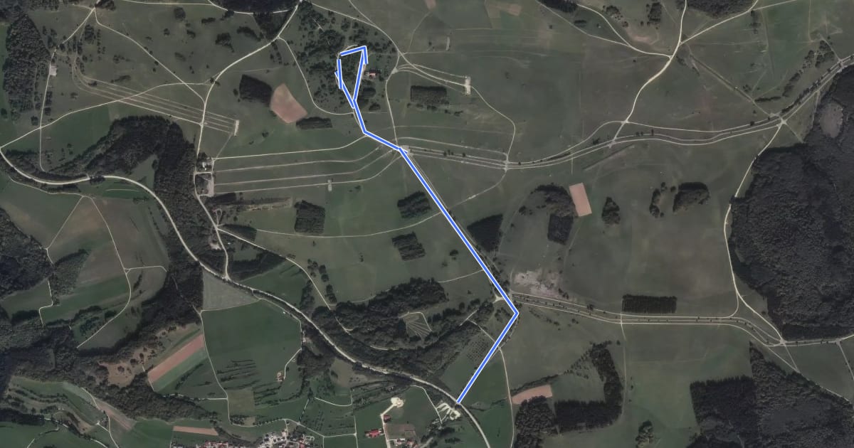 Маршрут Truppenübungsplatz Wanderweg Nr. 5 (Variante 1): Trailfinger Säge - Gruorn на спутниковом снимке