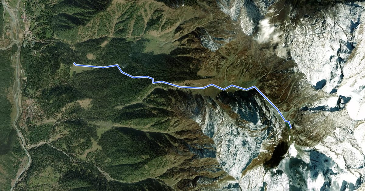 Маршрут Tuliyan lake на спутниковом снимке