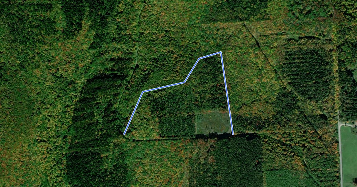 Маршрут Tuller Hill - Green 7 на спутниковом снимке