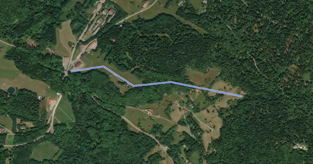 Маршрут Turmweg (Langfurth) на спутниковом снимке