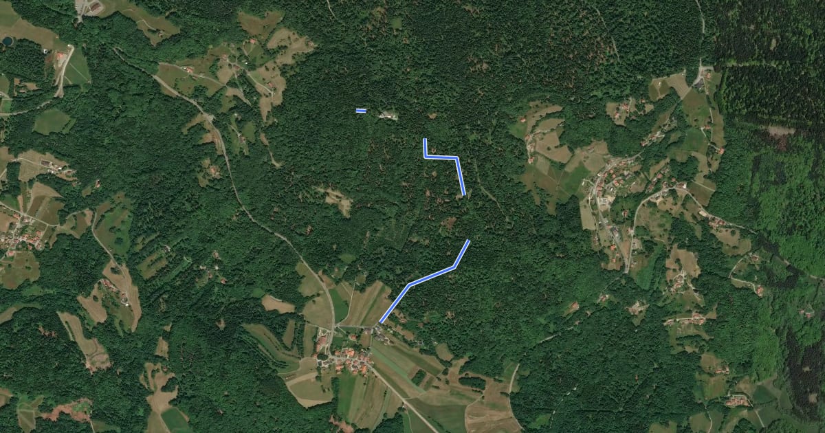 Маршрут Turmweg (Ölberg) на спутниковом снимке
