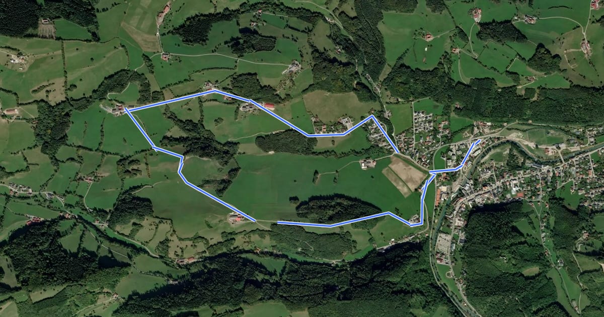 Маршрут tut gut Route 2 на спутниковом снимке