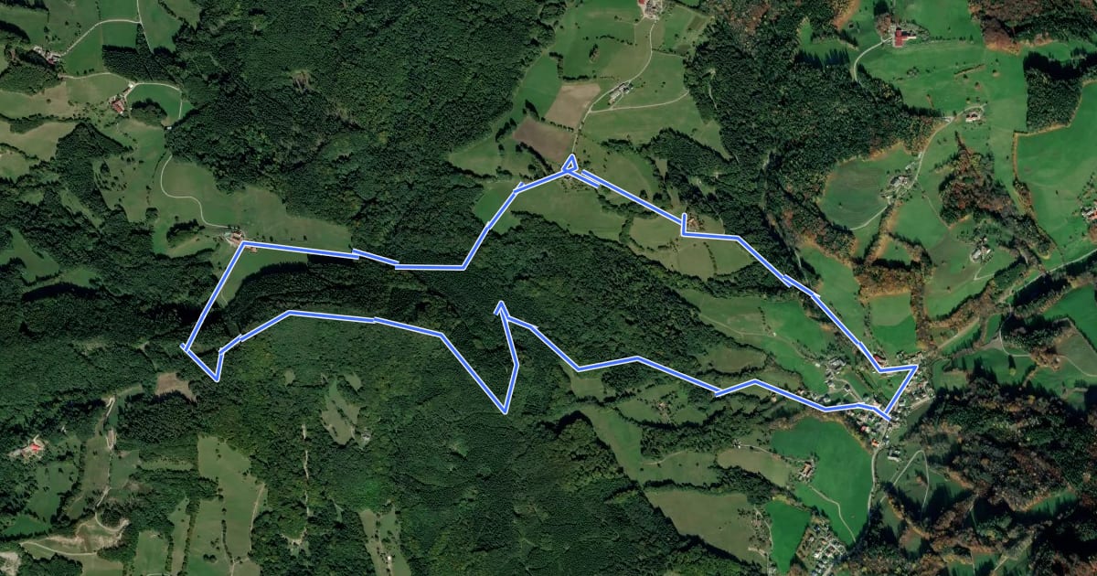 Маршрут tut gut Route 2 на спутниковом снимке