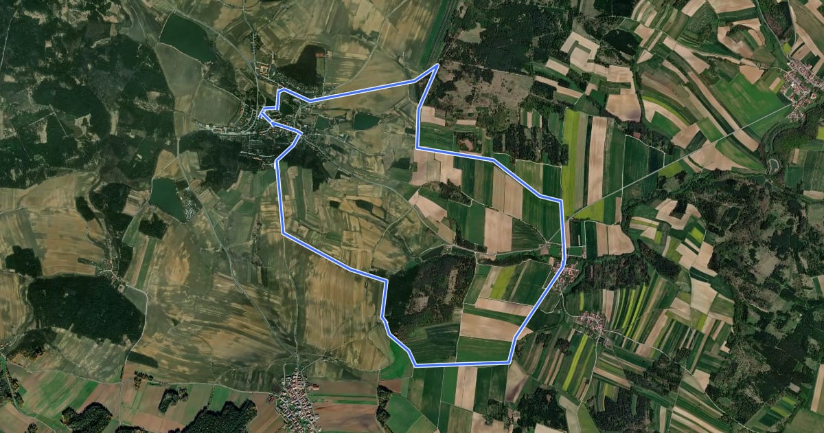 Маршрут tut gut Route 3 на спутниковом снимке