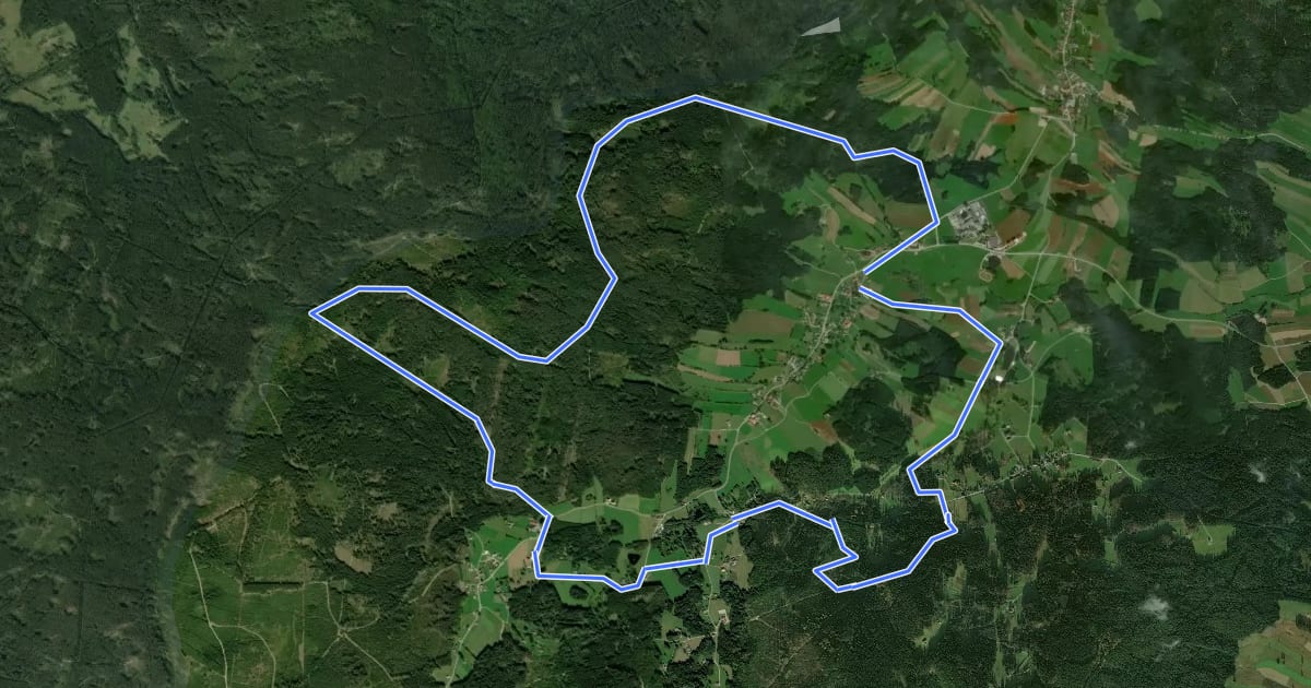 Маршрут tut gut Route 3 на спутниковом снимке