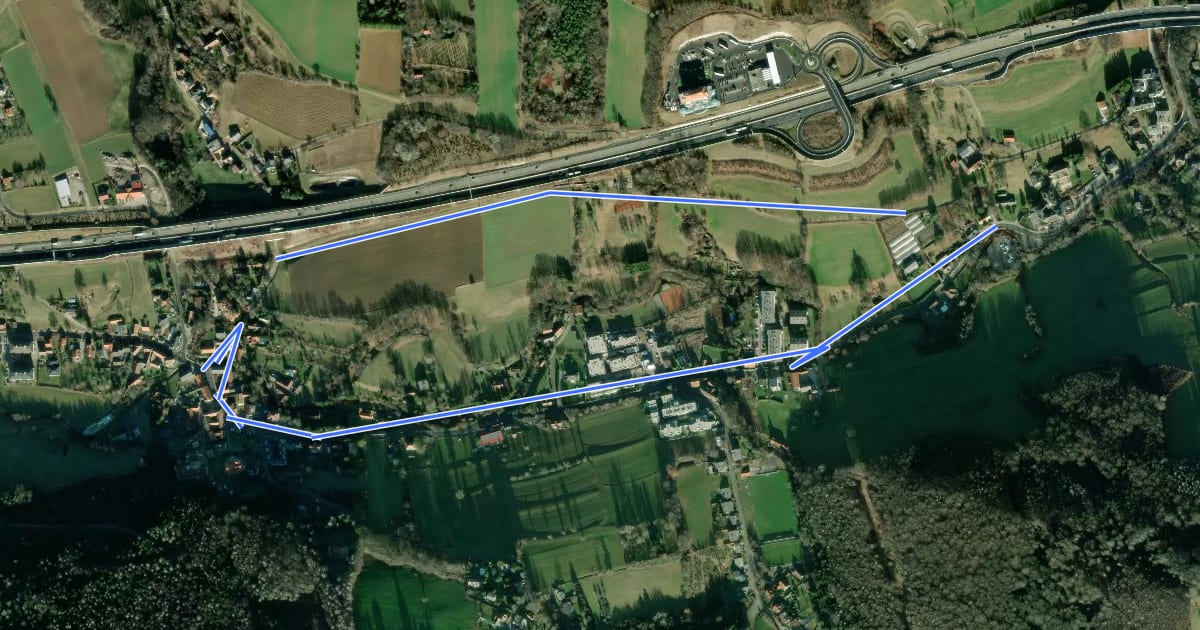Маршрут tut gut Schritteweg (Altlengbach) на спутниковом снимке