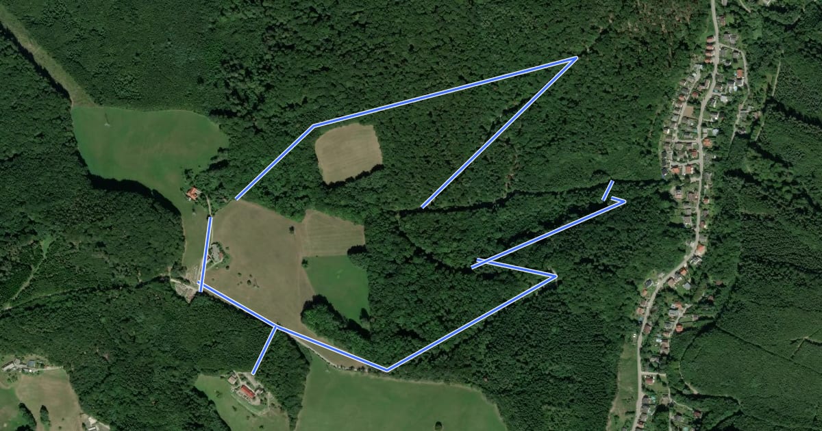 Маршрут tut-gut-Wanderweg Pressbaum Route 1 на спутниковом снимке