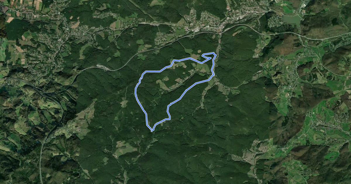 Маршрут tut-gut-Wanderweg Pressbaum Route 3 на спутниковом снимке