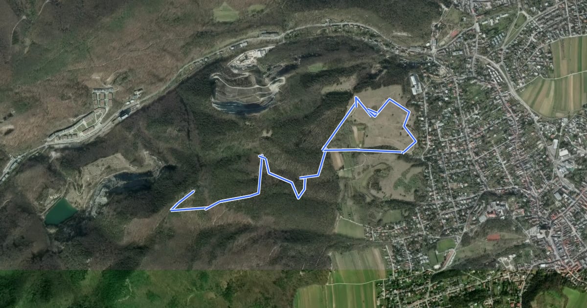 Маршрут tut gut Wanderweg Route 1 (Perchtoldsdorf) на спутниковом снимке