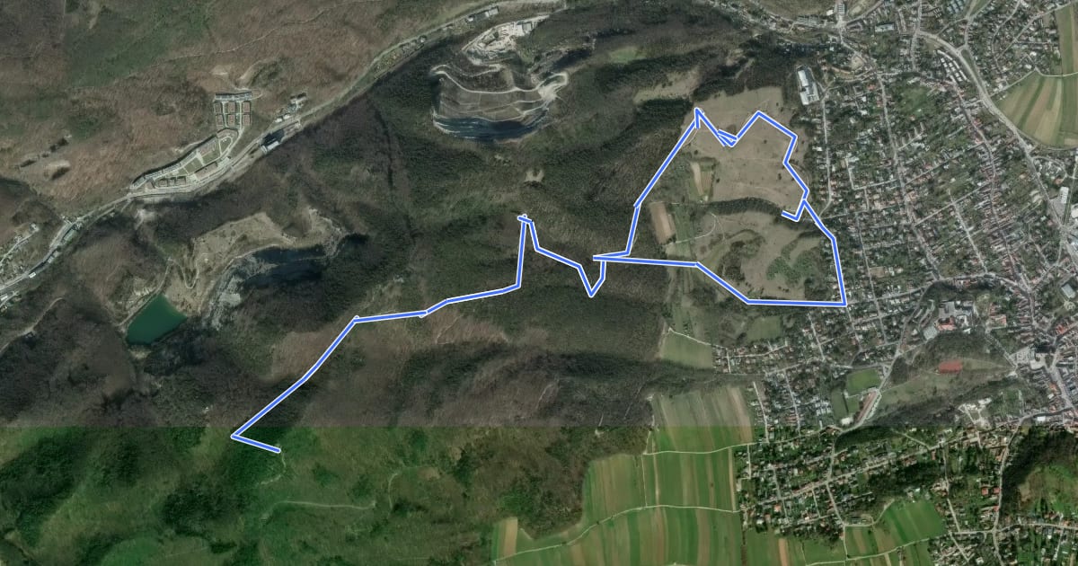 Маршрут tut gut Wanderweg Route 2 (Perchtoldsdorf) на спутниковом снимке