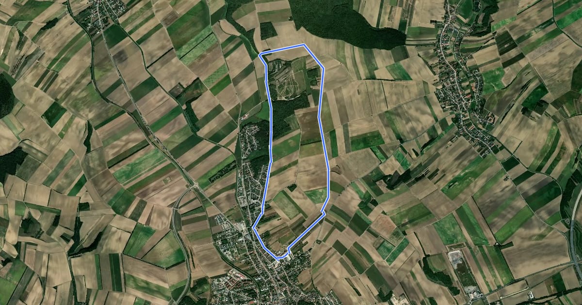 Маршрут tutgut-Wanderweg Route 3 на спутниковом снимке