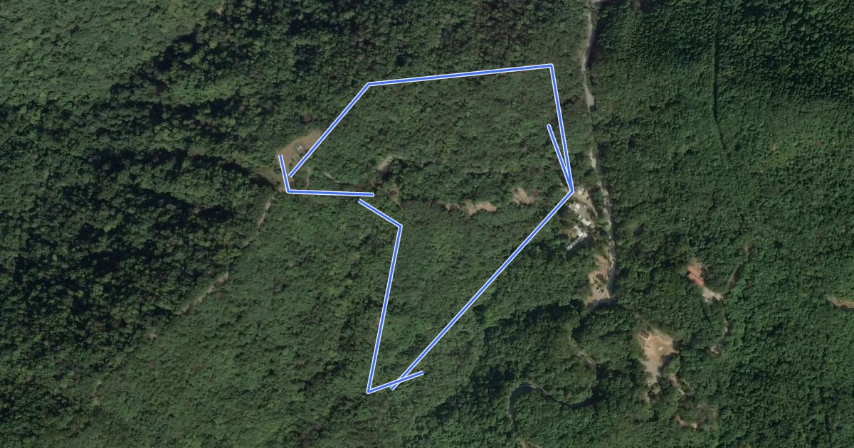 Маршрут 荃錦自然教育徑 Twisk Nature Trail на спутниковом снимке