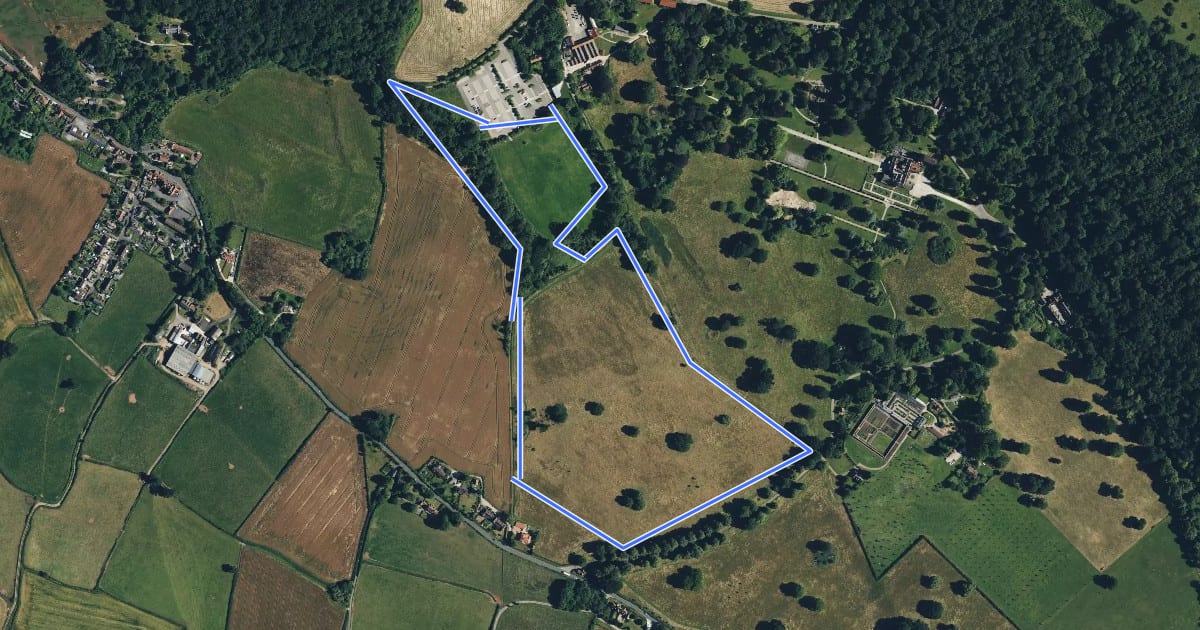 Маршрут Tyntesfield Tynings Walk, Tyntesfield на спутниковом снимке