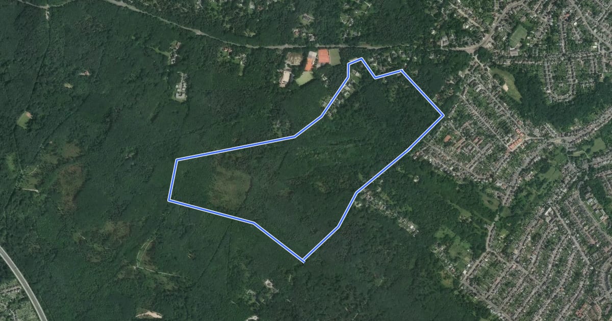 Маршрут Uhlenhorst Rundweg A5 на спутниковом снимке