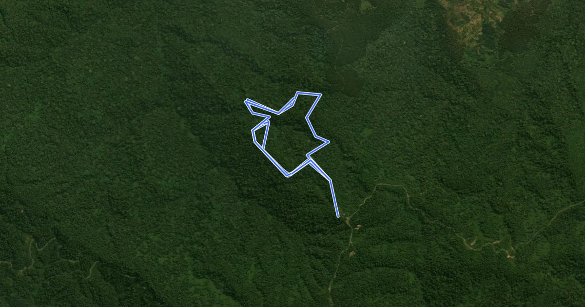 Маршрут Umuyove Trail на спутниковом снимке