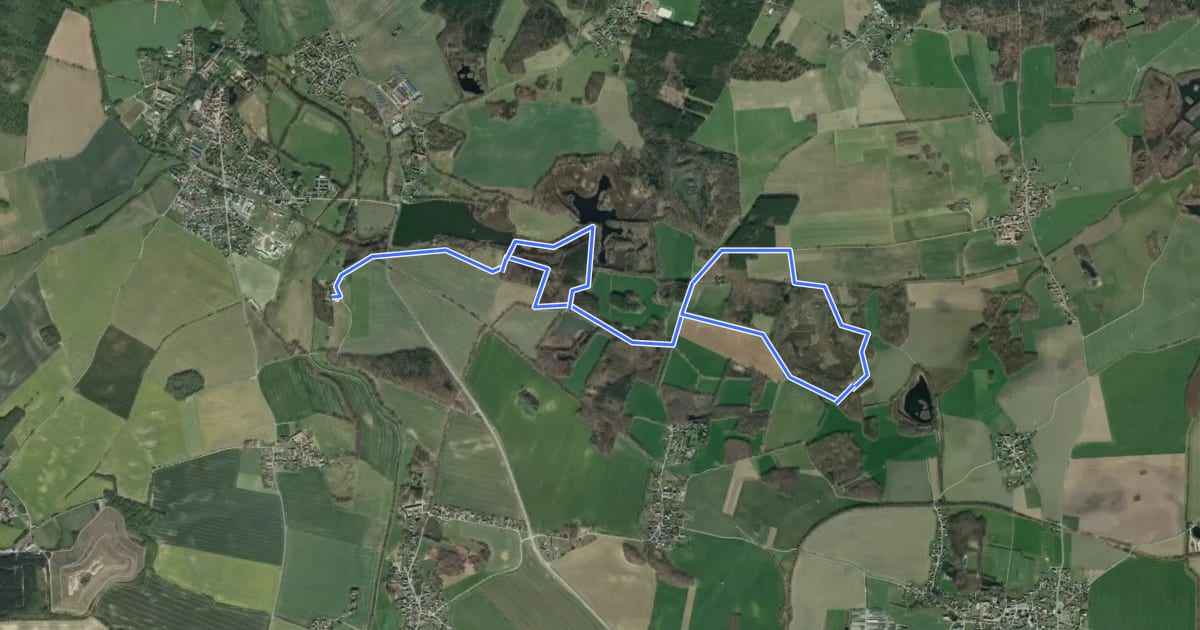 Маршрут Unkenpfad Wanderweg на спутниковом снимке
