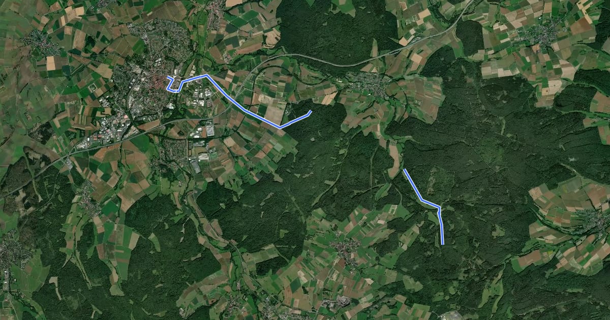 Маршрут unknown_H_Alsfeld на спутниковом снимке