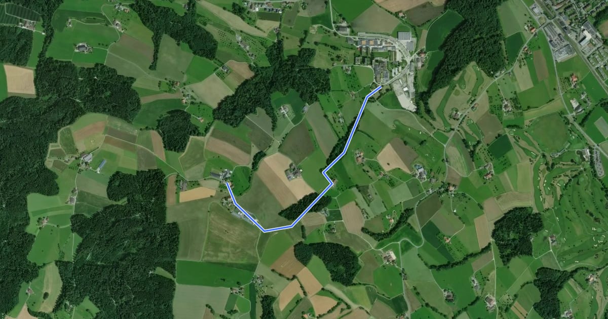 Маршрут Unter Leidenberg - Leidenberg на спутниковом снимке