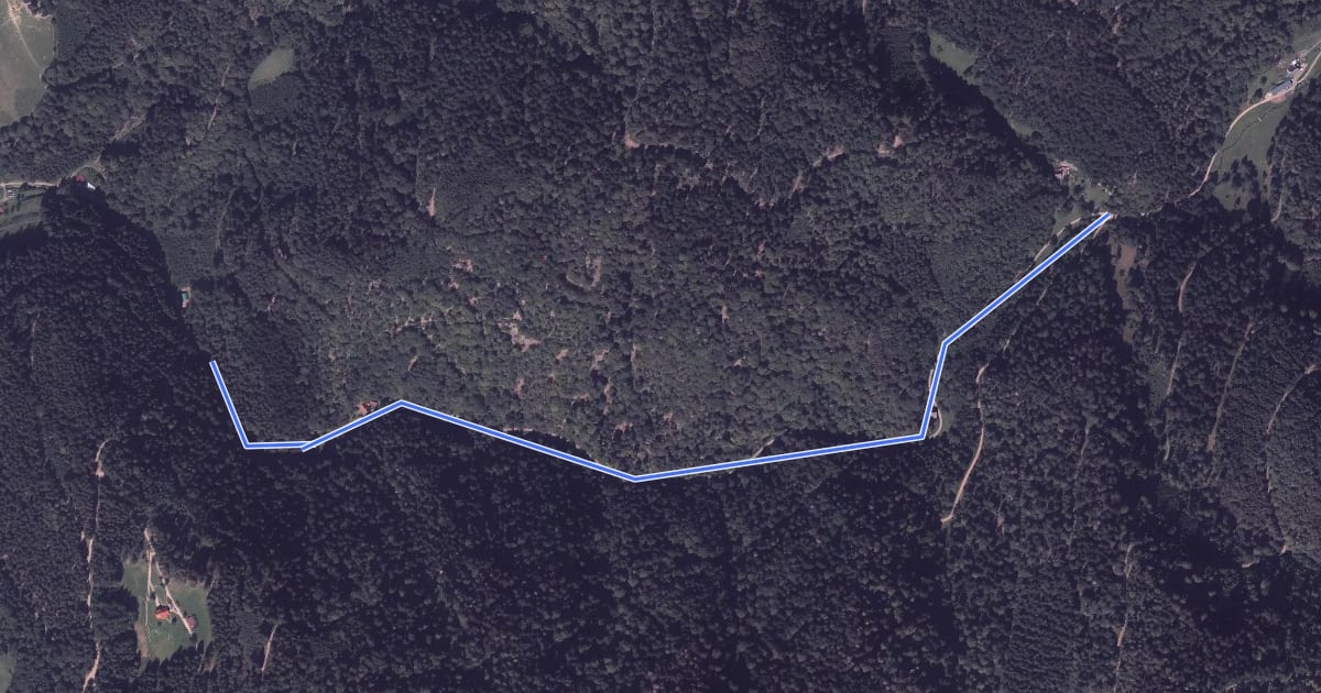 Маршрут Unterer Kilpen - Kilpachtal Herrengartenweg на спутниковом снимке