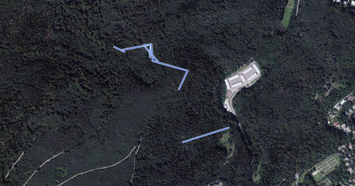 Маршрут Unterer Waldsee - Beim Pulverstein на спутниковом снимке