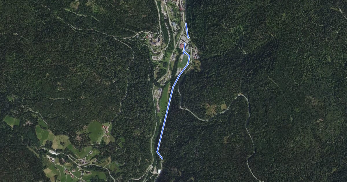 Маршрут Unterm Glaserberg - Lochschweine на спутниковом снимке